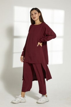 MOITW2053 6 Maroon Travel Wear Set