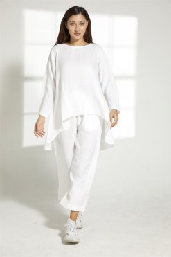 MOITW2058 3 White Travel Wear Set