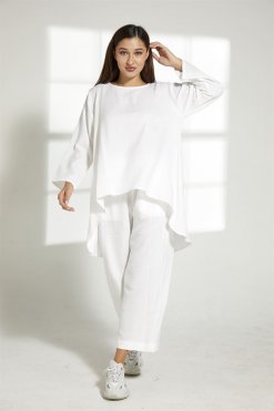 MOITW2058 4 White Travel Wear Set