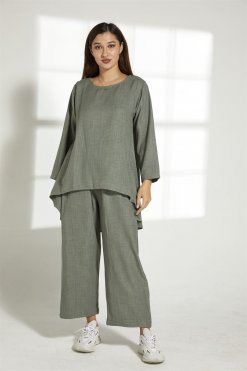Green Modest Wear Set