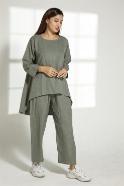 Green Modest Wear Set 10 MOITW2064 5 Green Modest Wear Set