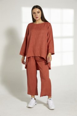 Orange Travel Wear  Set