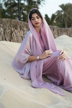 CU 22106 5 Lilac Bahraini Abaya