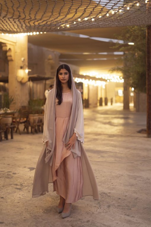 Silk Abaya Set