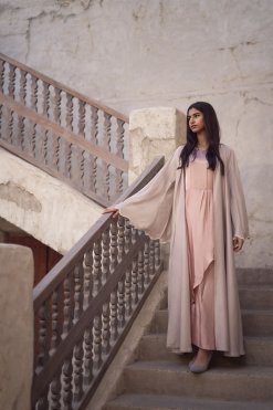 Silk Abaya Set 8 CU 22109 4 Silk Abaya Set