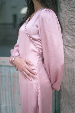 Pink A-Line Dress 11 CU 22111 6 Pink A-Line Dress