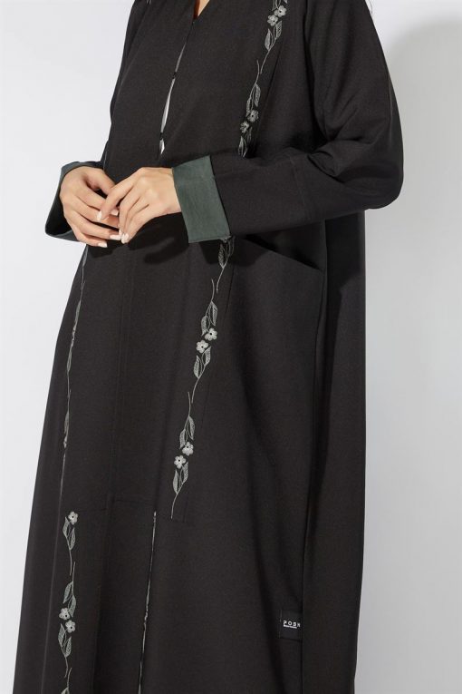 Modern Black Abaya