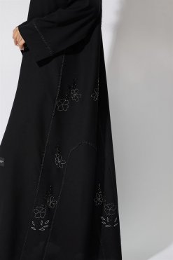 NS 2014 BLK 3002 4 Classic Cut Abaya