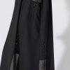 NS 2012 BLK 3002 1 Sheer Embellished Abaya