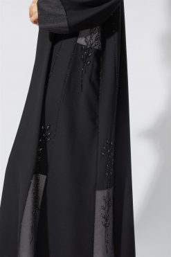 Sheer Embellished Abaya