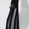 NS 2010 BLK 3002 1 Sheer Panels Abaya
