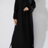 V-Neck Posh Abaya 8 NS 2003 BLK 3002 1 V-Neck Posh Abaya