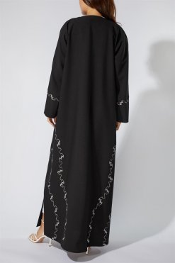 Smoky Black Abaya 7 NS 2001 BEG 3041 4 Smoky Black Abaya