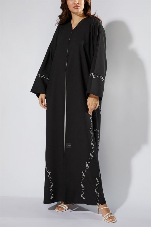 Smoky Black  Abaya