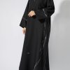 NS 1998 GRY 3041 1 Luxe Abaya Crepe