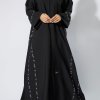 NS 1996 D.GRY 3041 1 Luxe Crepe Abaya