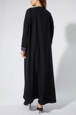 NS 1994 BLK 3006 3 Everyday CREPE Abaya