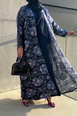 ABB 22100 3 Classy colored Abaya