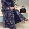 ABB 22100 1 Classy colored Abaya