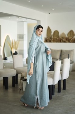 Tulia Colored Abaya 12 HAZ 22110 6 Tulia Colored Abaya