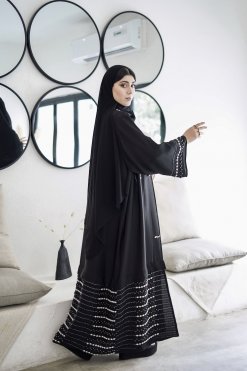 HAZ 22108 6 NATALIA Black Abaya