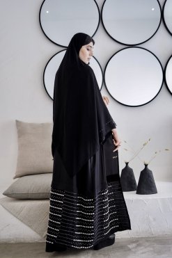 HAZ 22108 4 NATALIA Black Abaya