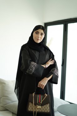 HAZ 22103 5 Hiyaal Black Abaya