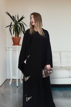 HAZ 22100 3 AHRAAM Black Abaya