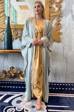 MOI092202 2 Grey Shimmer Bhist Abaya Set
