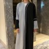 Multicolor Barbie Crepe Abaya