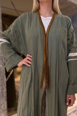 MOI092213 2 Green Abaya