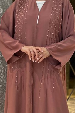 MOI092220 3 Pink Nida Abaya