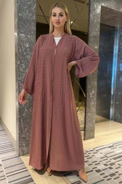 Pink Nida  Abaya