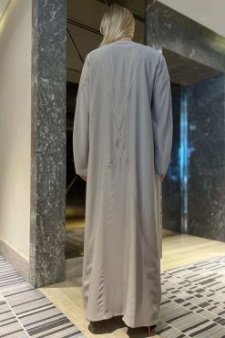 MOI092221 3 Grey Nida Abaya