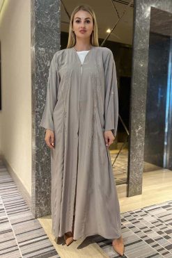 Grey Nida Abaya