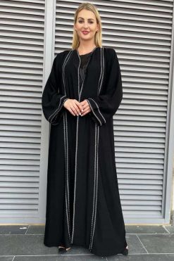 Black Korean Nida Abaya