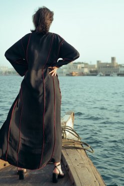 CU22120 4 Red Thread Abaya