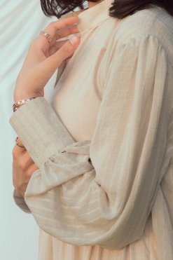 CU22114 4 Linen Dress With Coat