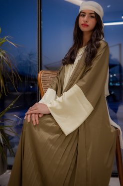 MIR22 100 4 Silk Abaya Set