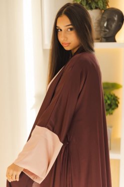 MIR22 101 5 Silk Abaya Set