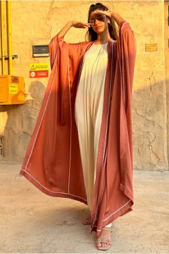 MIR22 106 6 Silk Kaftan Style Abaya Set