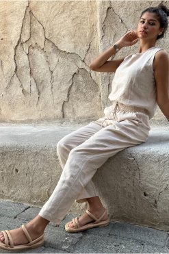 MIR22 108 4 Linen Lounge Set