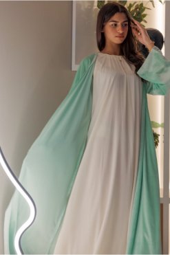MIR22 111 3 Velvet Abaya Set