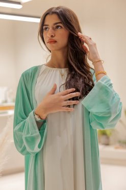 MIR22 111 7 Velvet Abaya Set