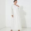 Coat Style Embroidered Abaya