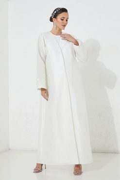 Coat Style Embroidered Abaya