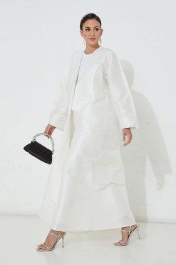 moi072202 4 Coat Style Embroidered Abaya