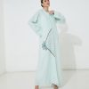 Sea Green Cotton Abaya
