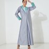 moi072207 1 Grey Victoria Satin Abaya