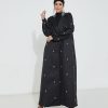 عباية فيكتوريا ستان سوداء 9 moi072209 1 Black Victoria Satin Abaya